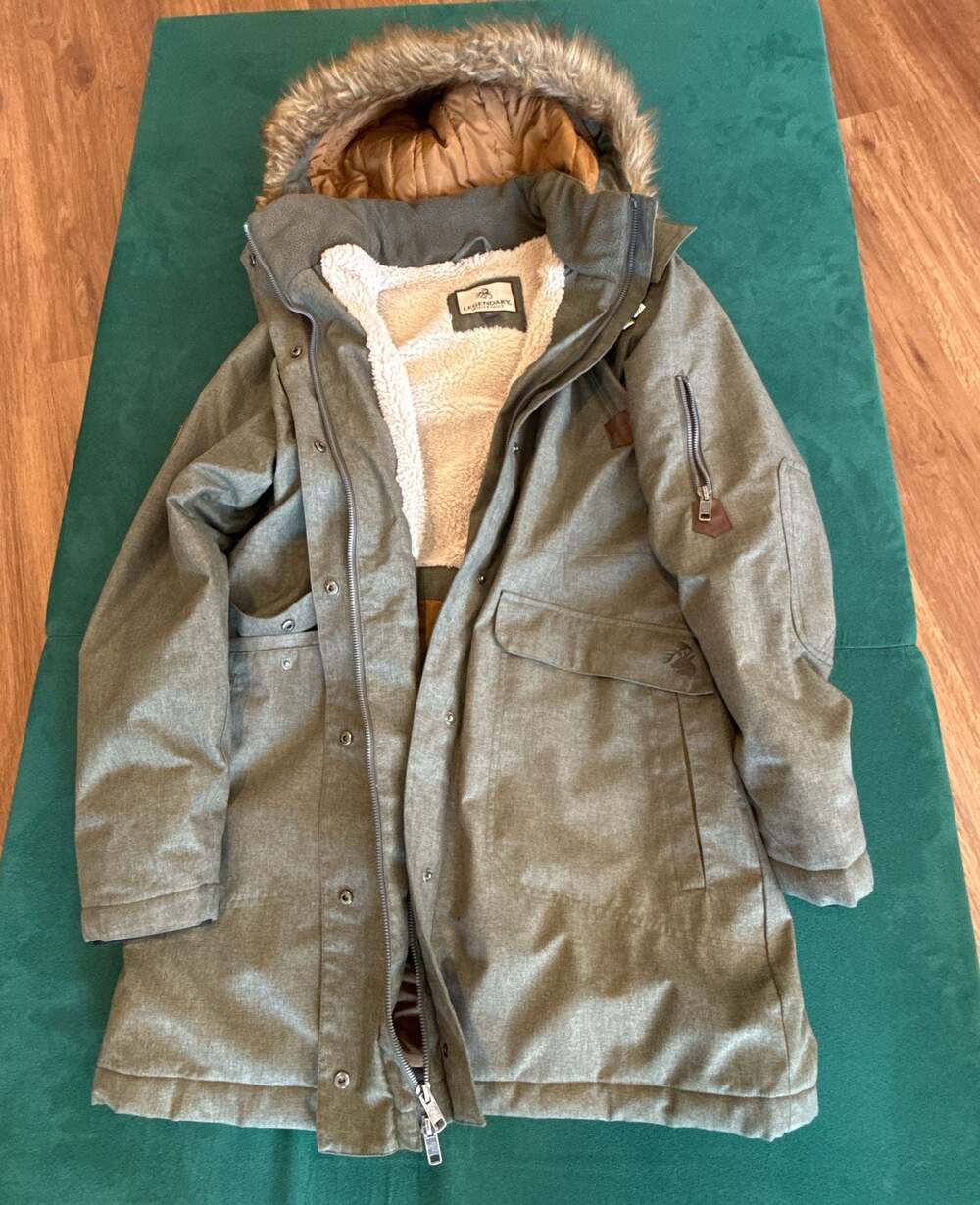 Legendary Whitetails Women's Water-Resistant Anchorage Parka Green Size MD
